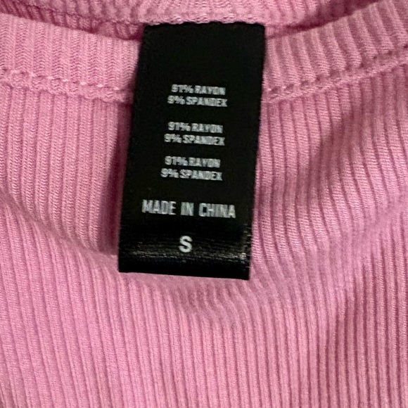 Pink Ribbed Bodycon Maxi Dress - Picture 3 of 4